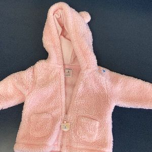 Pink jacket with hoodie